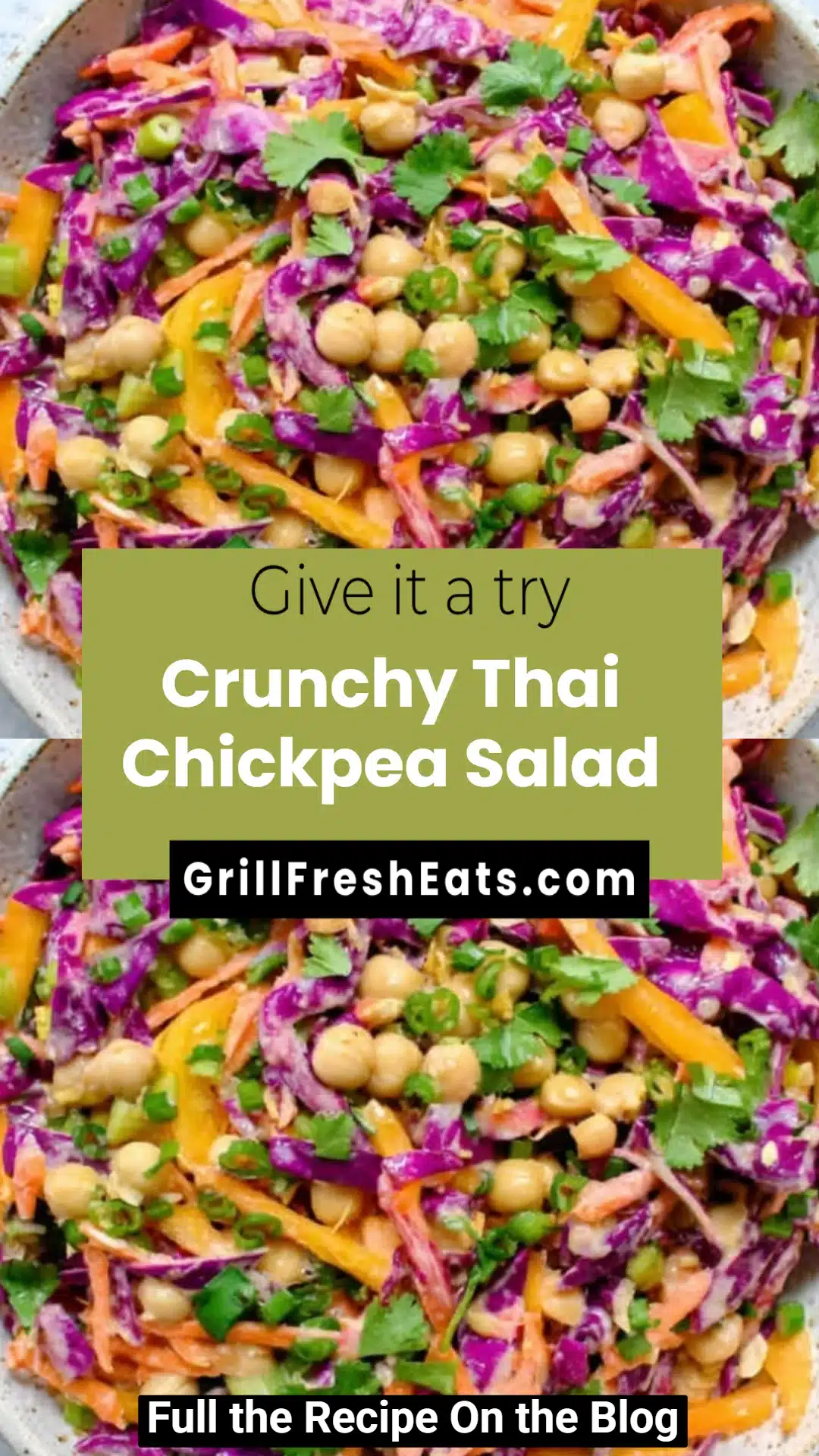 Crunchy Thai Chickpea Salad