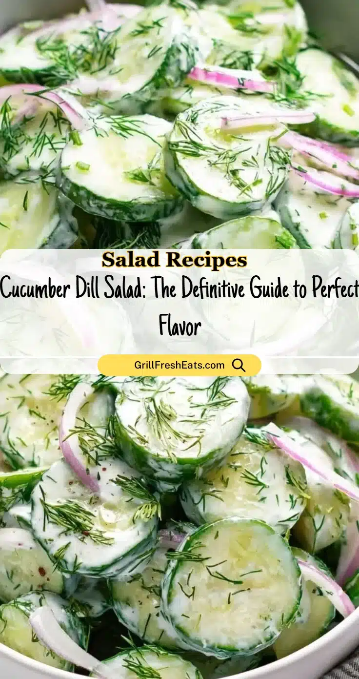 Cucumber Dill Salad: The Definitive Guide to Perfect Flavor 1 Cucumber Dill Salad: The Definitive Guide to Perfect Flavor