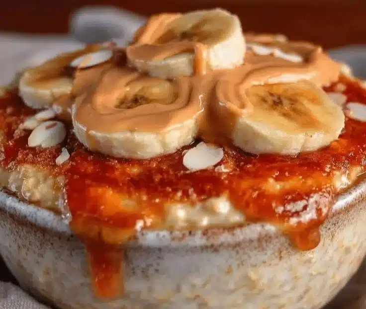 Easy Overnight Steel-Cut Oats with Caramelized Banana