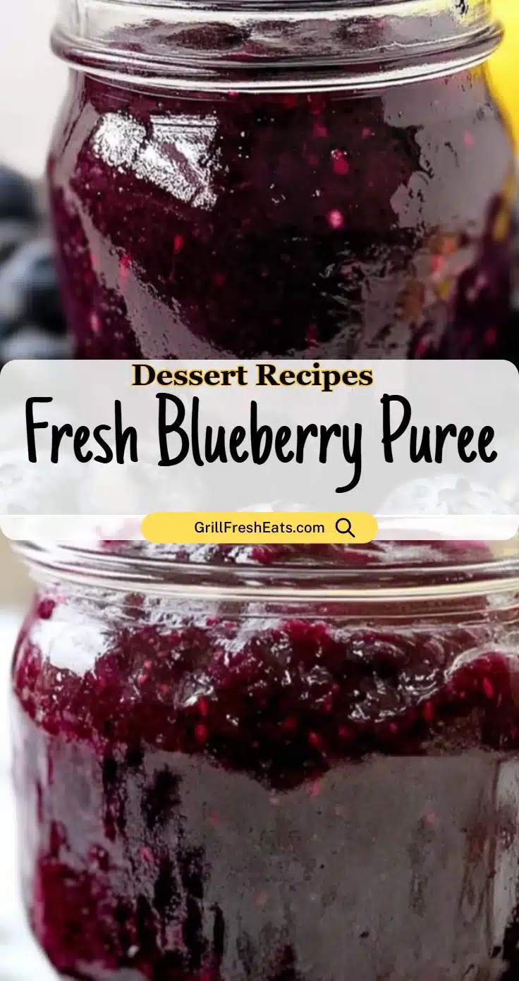 Fresh Blueberry Puree 1 Fresh Blueberry Puree
