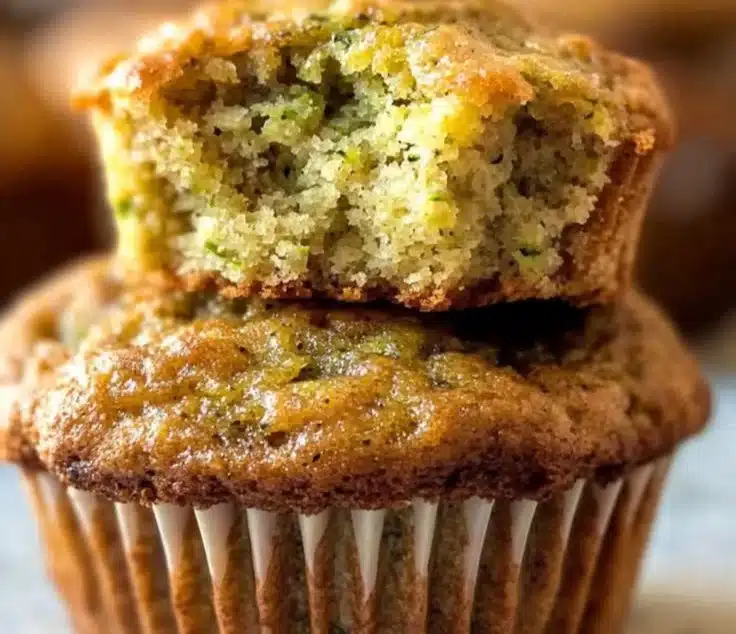 Healthy Banana Zucchini Muffins