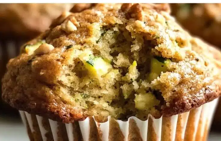 Healthy Banana Zucchini Muffins