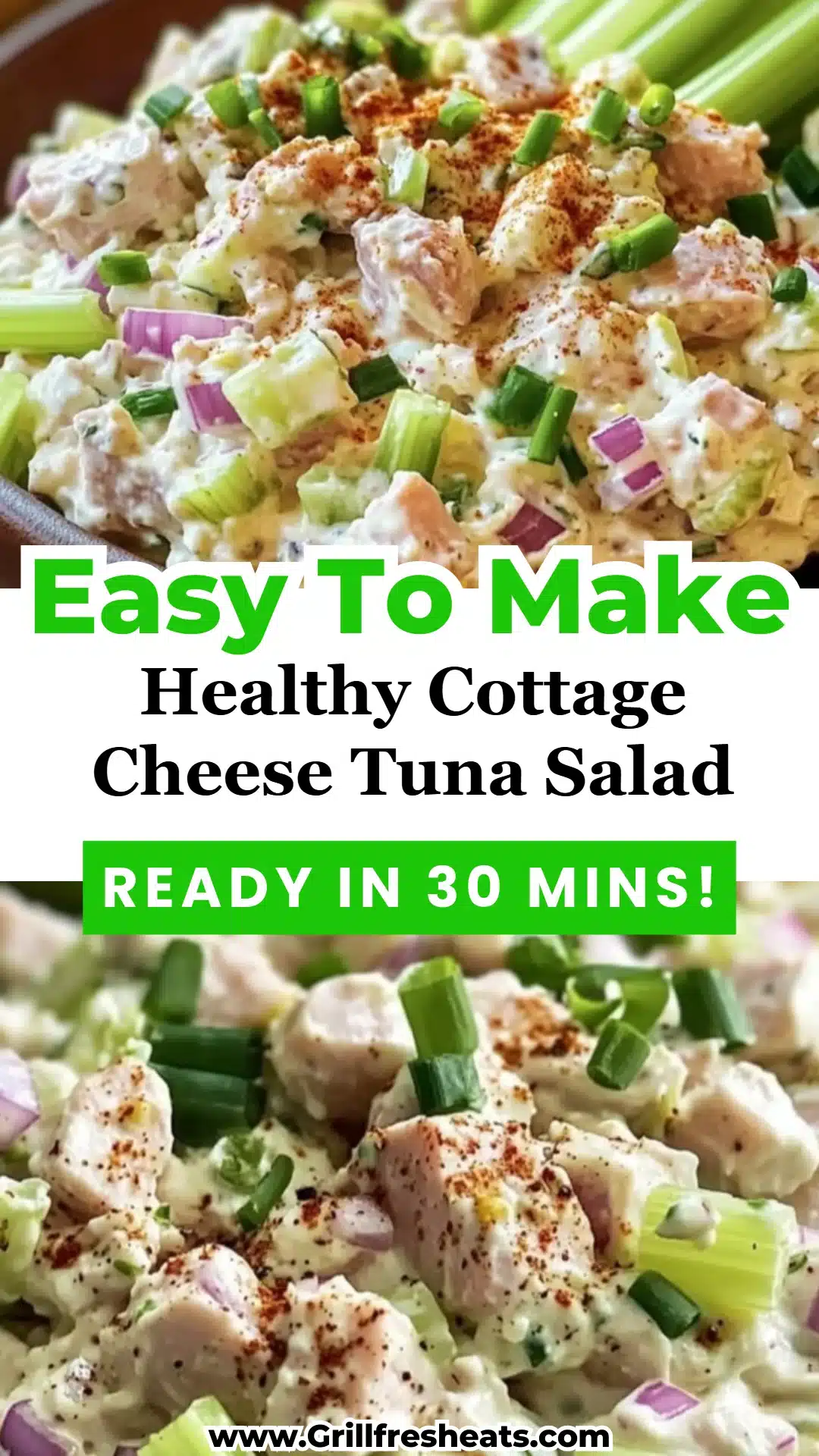 Healthy Cottage Cheese Tuna Salad