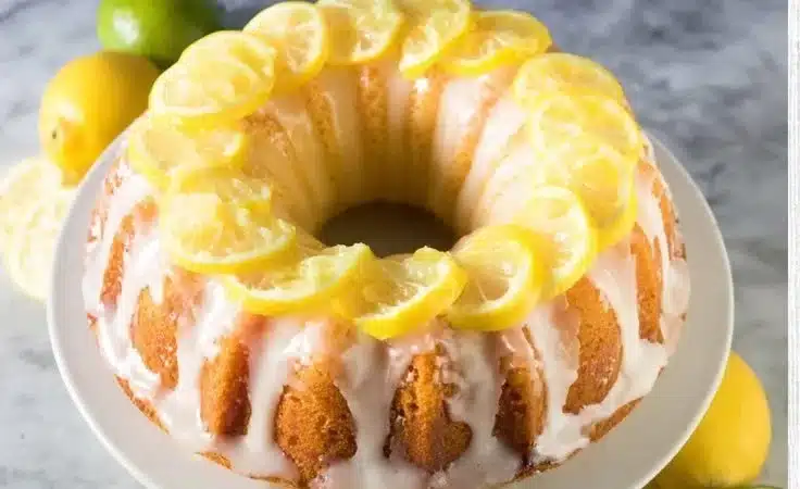 Grill Fresh Eats 5 Moist Lemon 7 Up Cake Bundt with citrus glaze