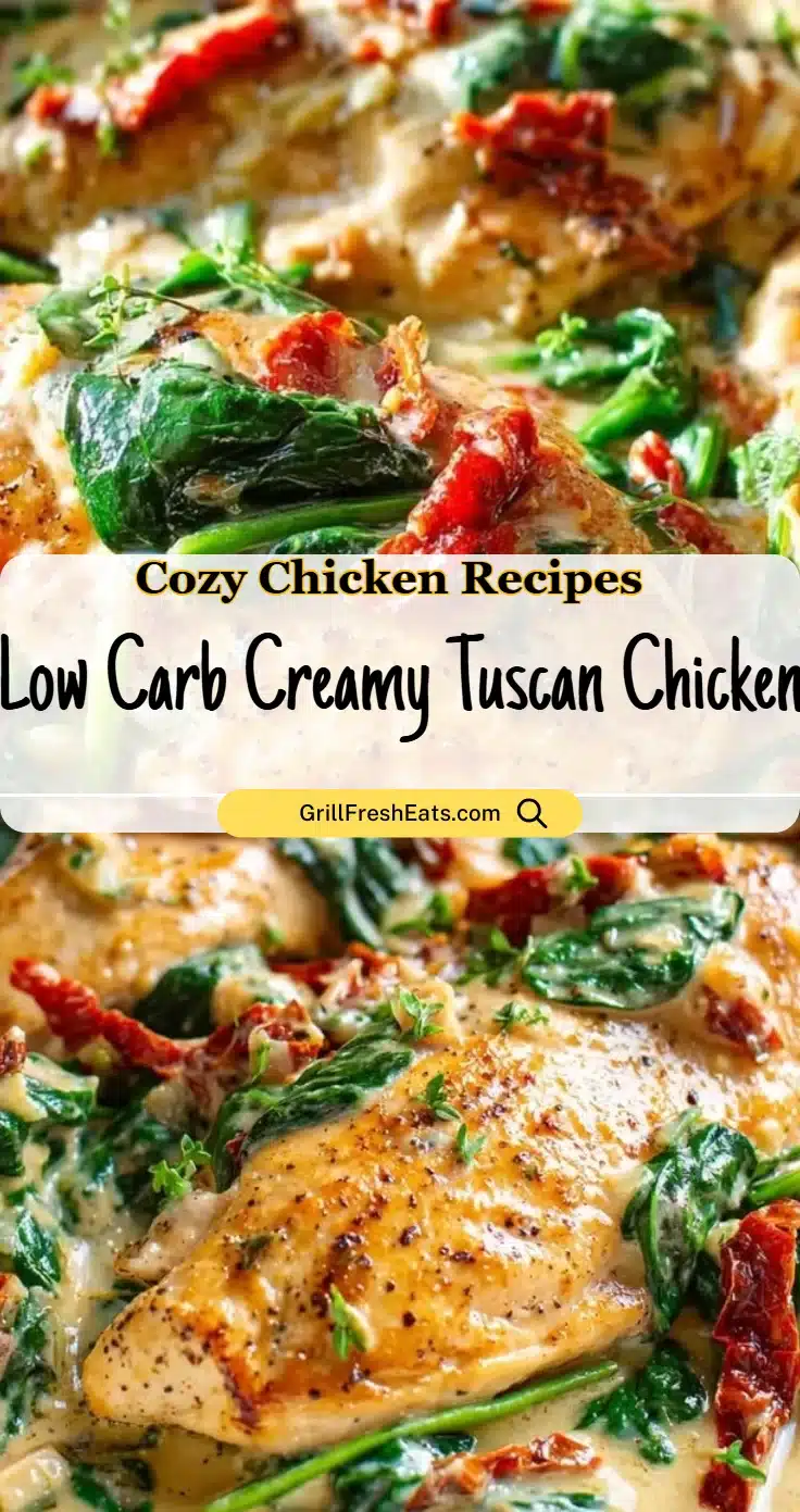 Low Carb Creamy Tuscan Chicken 1 Low Carb Creamy Tuscan Chicken