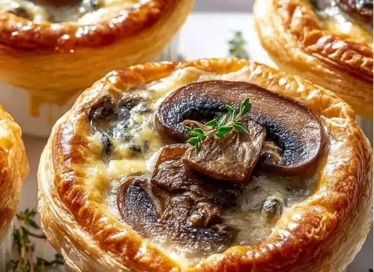Mini Mushroom Gruyère Pot Pies: Expert Tiny Treats 2 Mini Mushroom Gruyère Pot Pies: Expert Tiny Treats