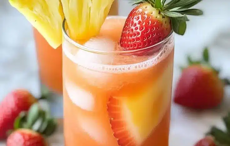 Pineapple Strawberry Fresh Water