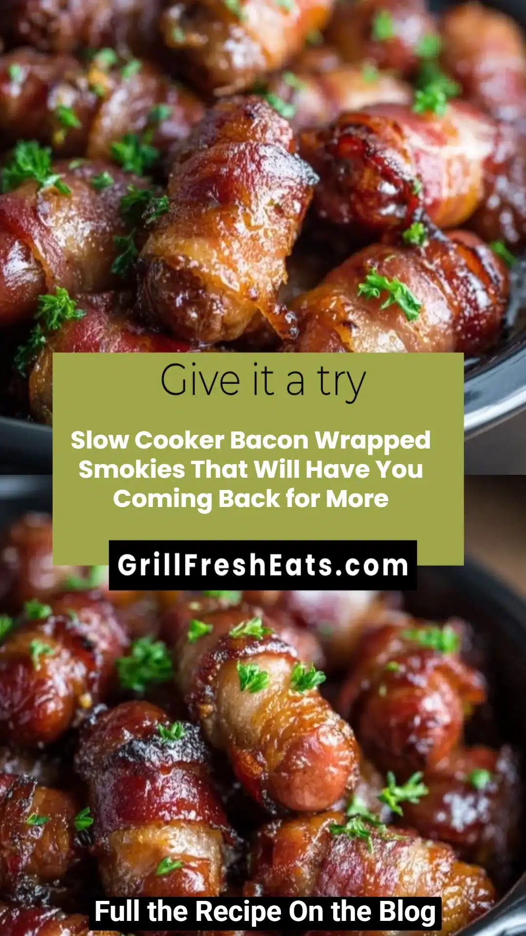 Slow Cooker Bacon Wrapped Smokies That Will Have You Coming Back for More 1 Slow Cooker Bacon Wrapped Smokies That Will Have You Coming Back for More
