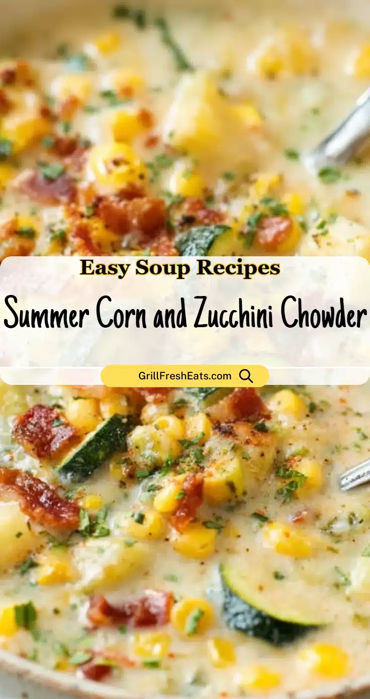 Summer Corn and Zucchini Chowder 1 Summer Corn and Zucchini Chowder