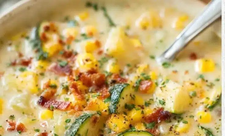 Summer Corn and Zucchini Chowder 2 Summer Corn and Zucchini Chowder