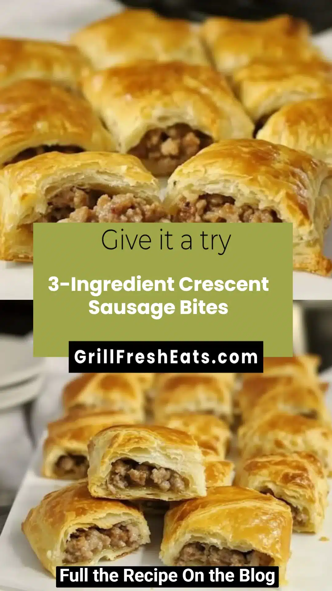 3-Ingredient Crescent Sausage Bites