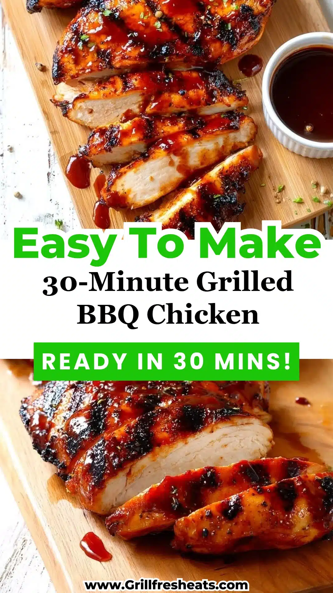 30-Minute Grilled BBQ Chicken