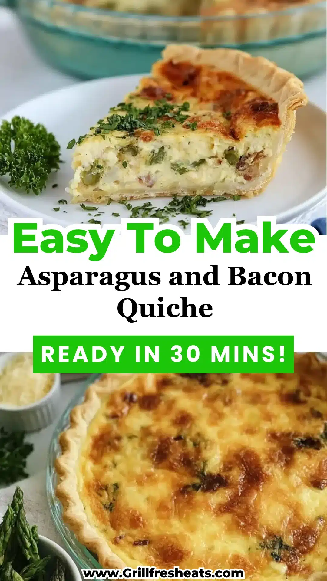 Asparagus and Bacon Quiche