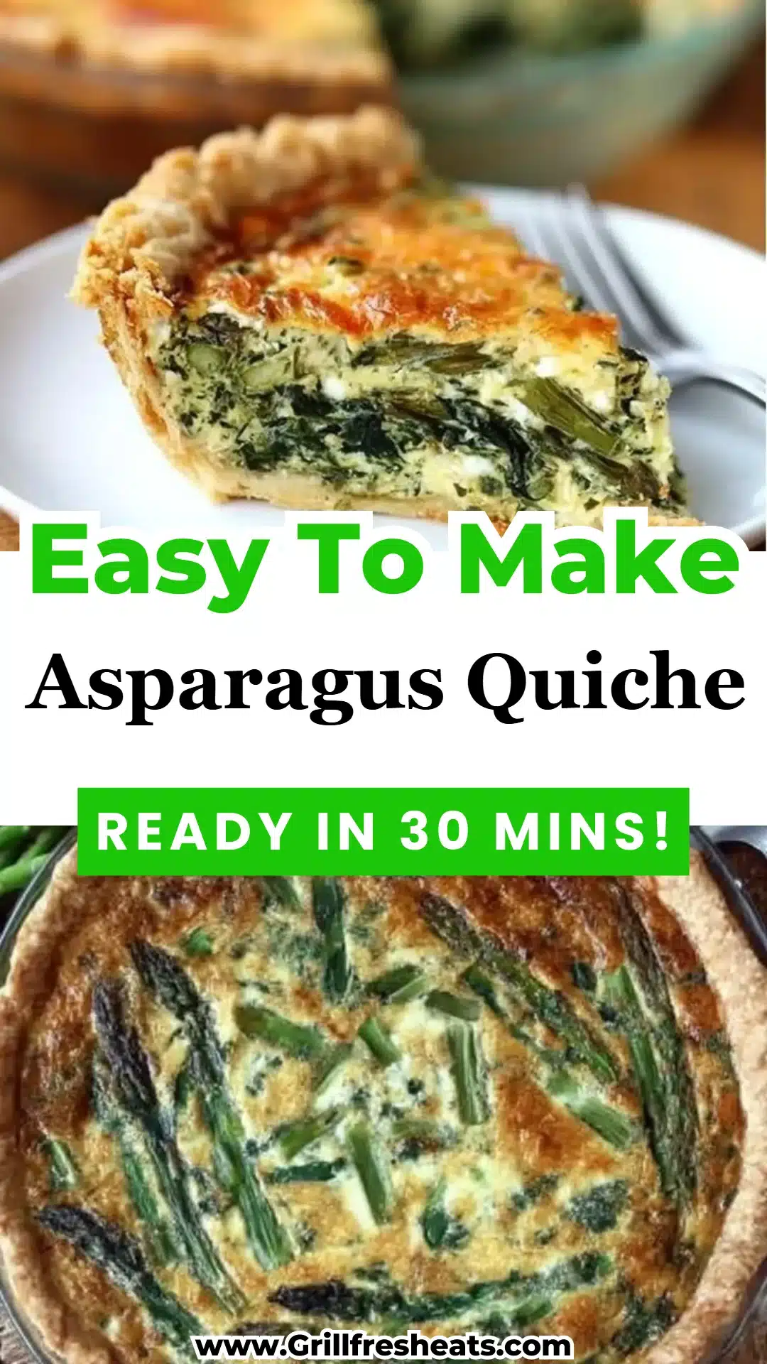 Asparagus Quiche 1 Asparagus Quiche