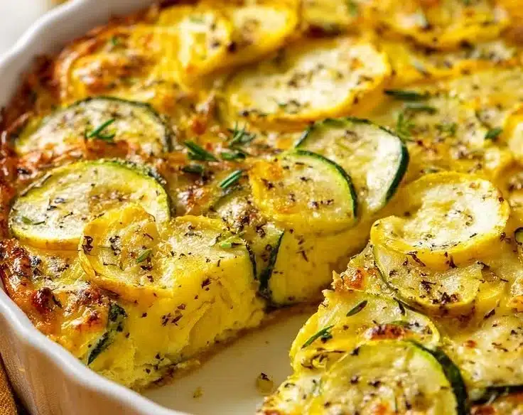 Baked Yellow Squash Frittata