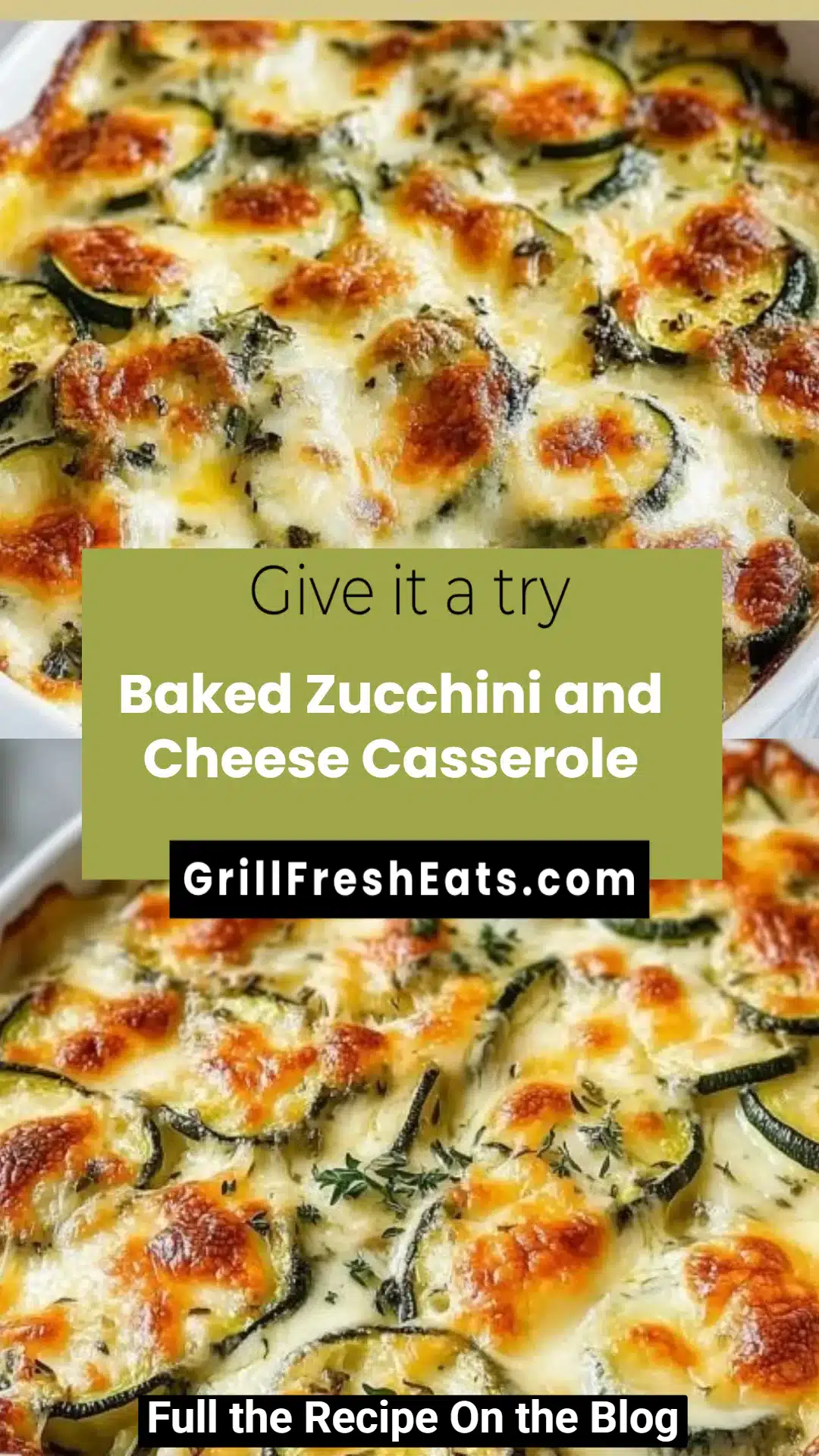 Baked Zucchini and Cheese Casserole