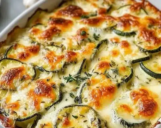 Baked Zucchini and Cheese Casserole