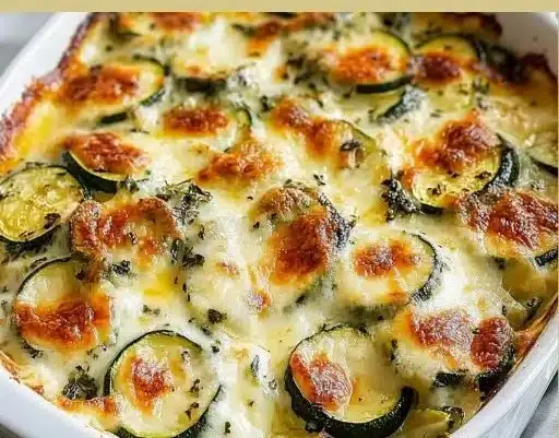 Baked Zucchini and Cheese Casserole