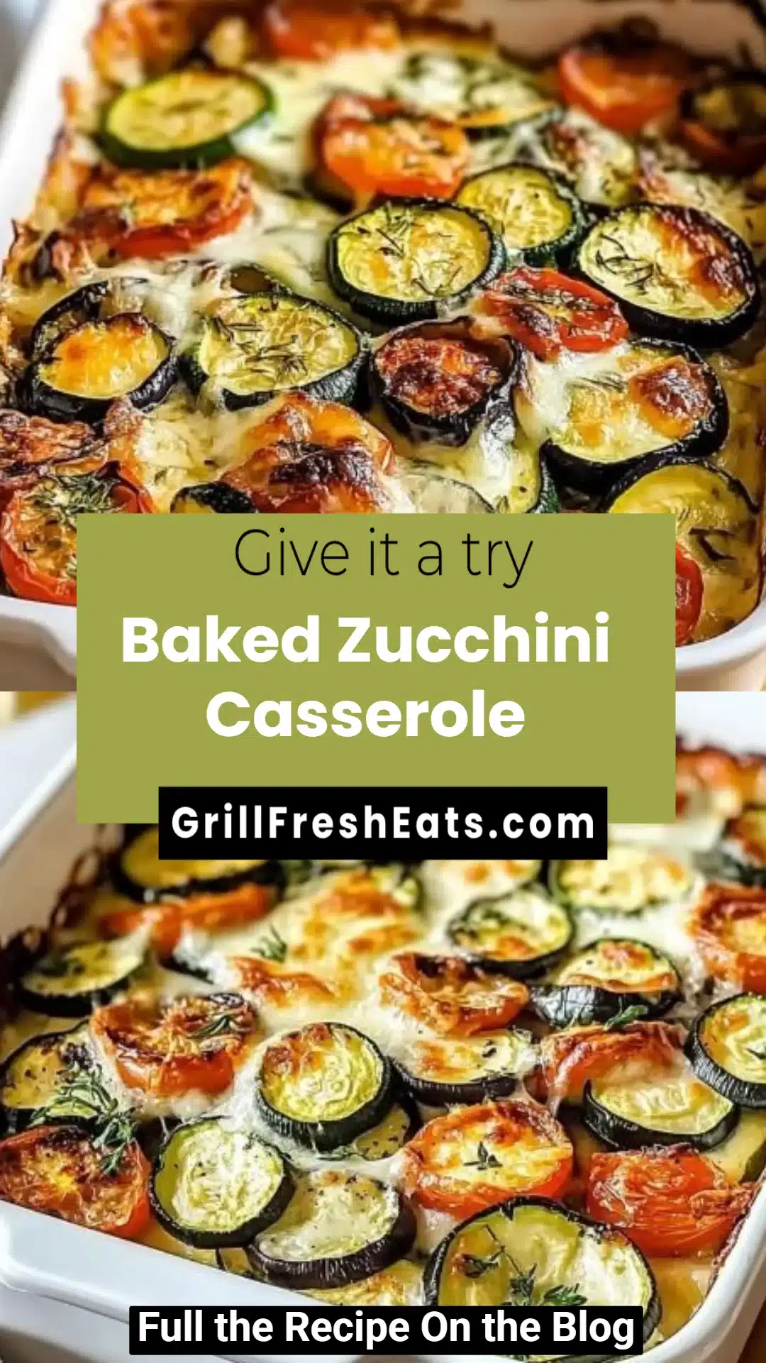 Baked Zucchini Casserole 1 Baked Zucchini Casserole