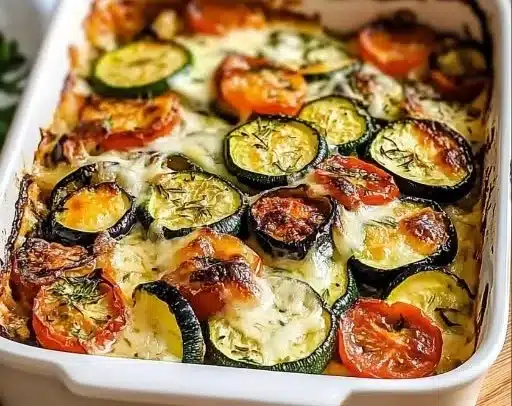 Baked Zucchini Casserole 3 Baked Zucchini Casserole