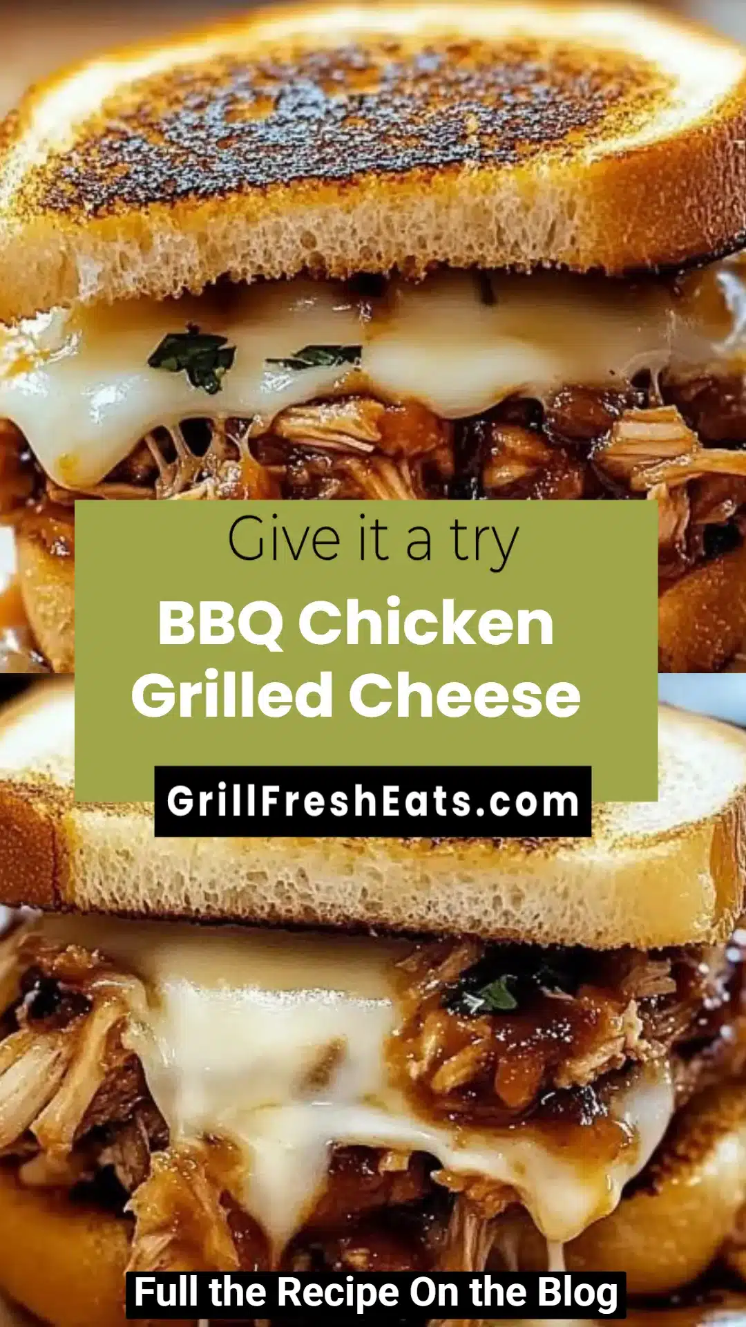 BBQ Chicken Grilled Cheese