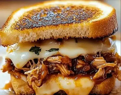 BBQ Chicken Grilled Cheese
