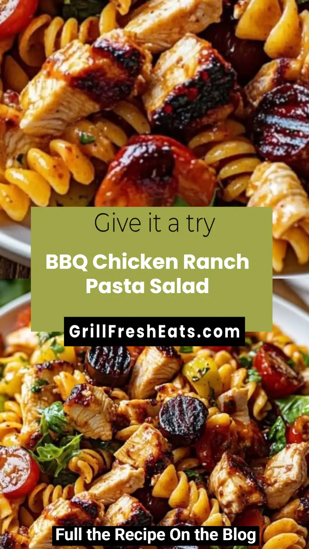 BBQ Chicken Ranch Pasta Salad