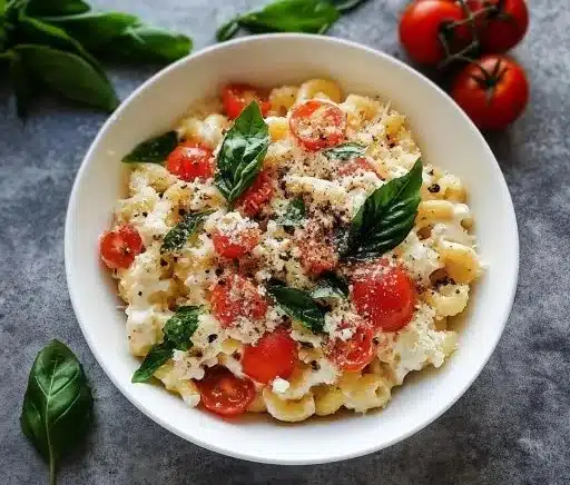 Caprese Mac and Cheese 4 Caprese Mac and Cheese