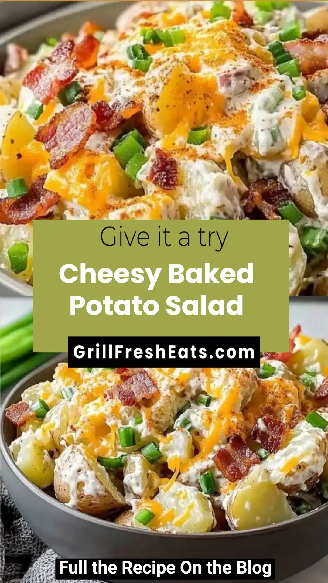 Cheesy Baked Potato Salad