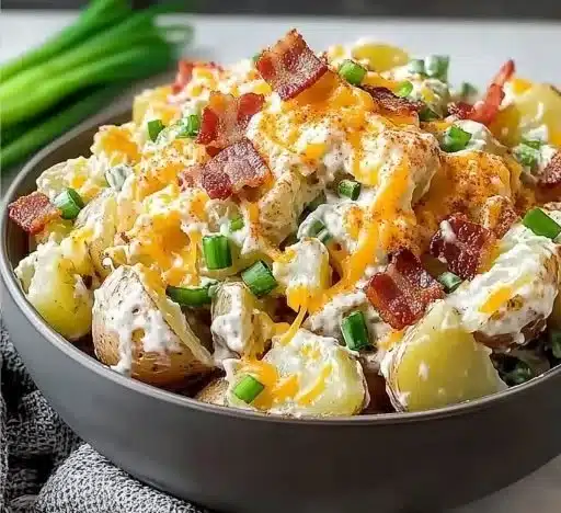 Cheesy Baked Potato Salad