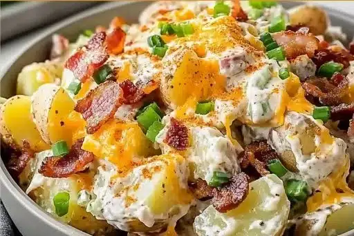 Cheesy Baked Potato Salad