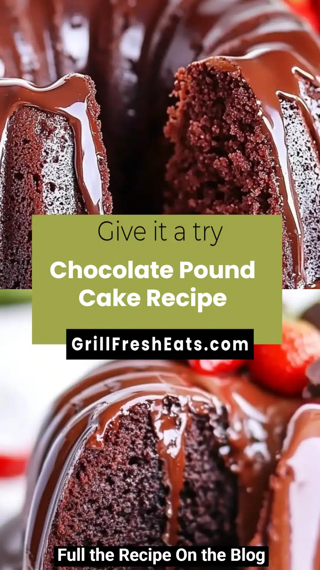 Chocolate Pound Cake Recipe