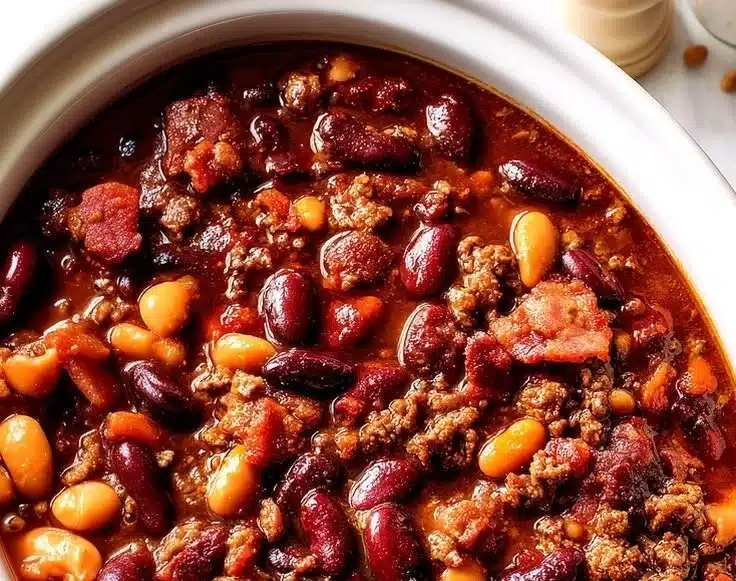 Classic Crockpot Cowboy Beans