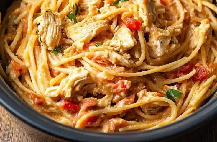 Creamy Sun-Dried Tomato Shrimp with Spinach Pasta