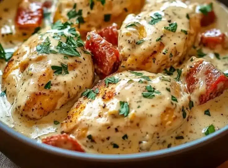Crock Pot Bacon Ranch Chicken