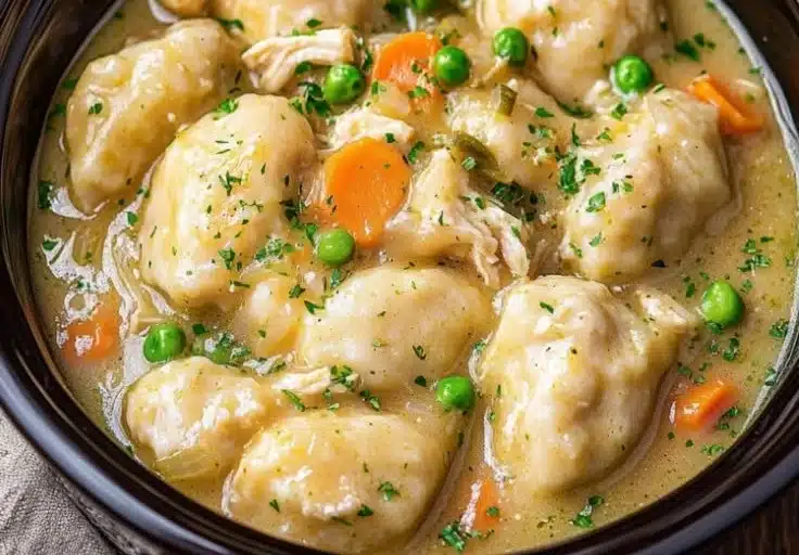 Crockpot Chicken and Dumplings