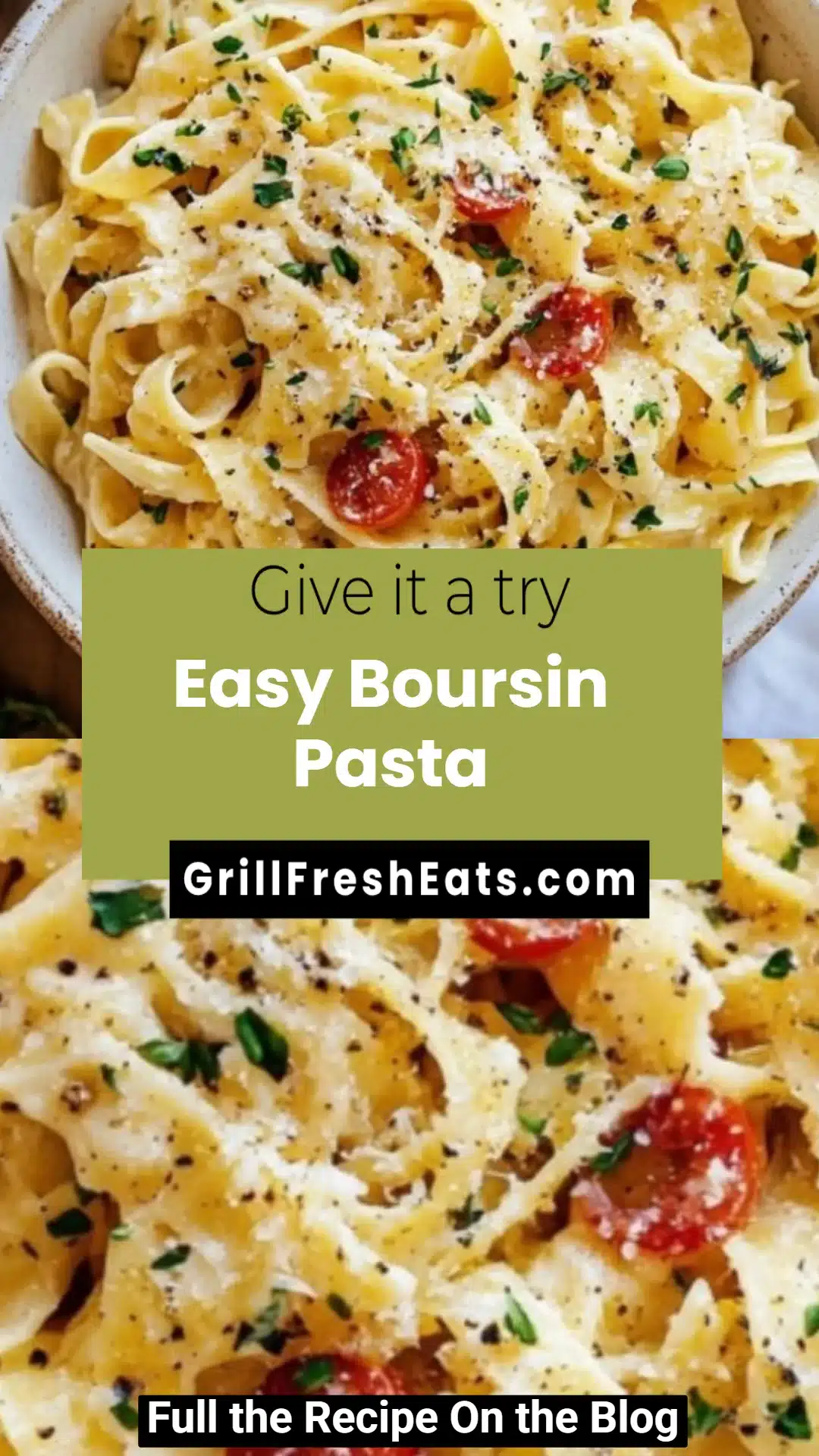 Easy Boursin Pasta