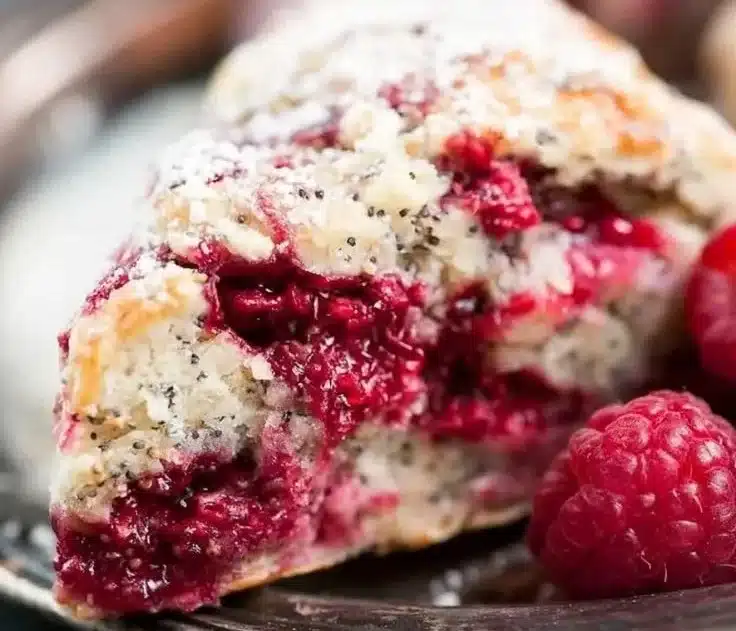 Easy Raspberry Lemon Scones