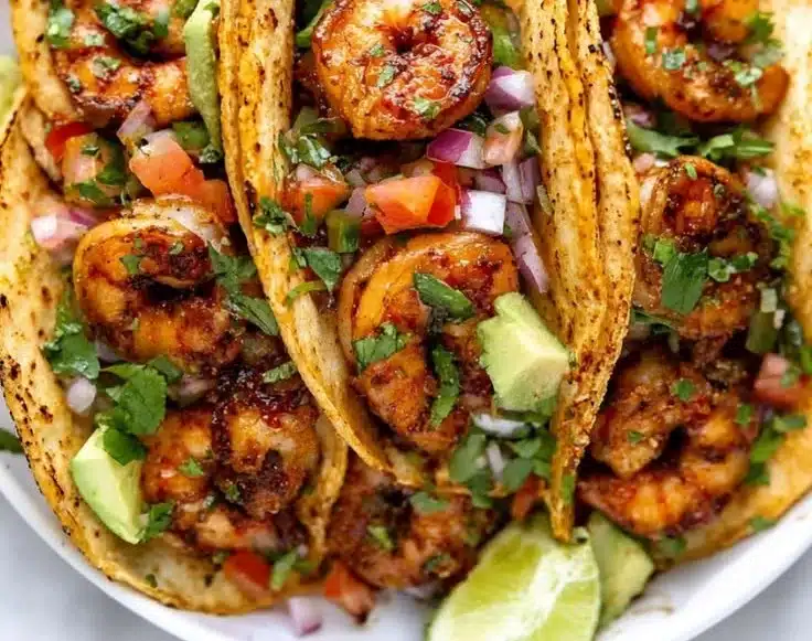 Easy Shrimp Tacos 3 Easy Shrimp Tacos