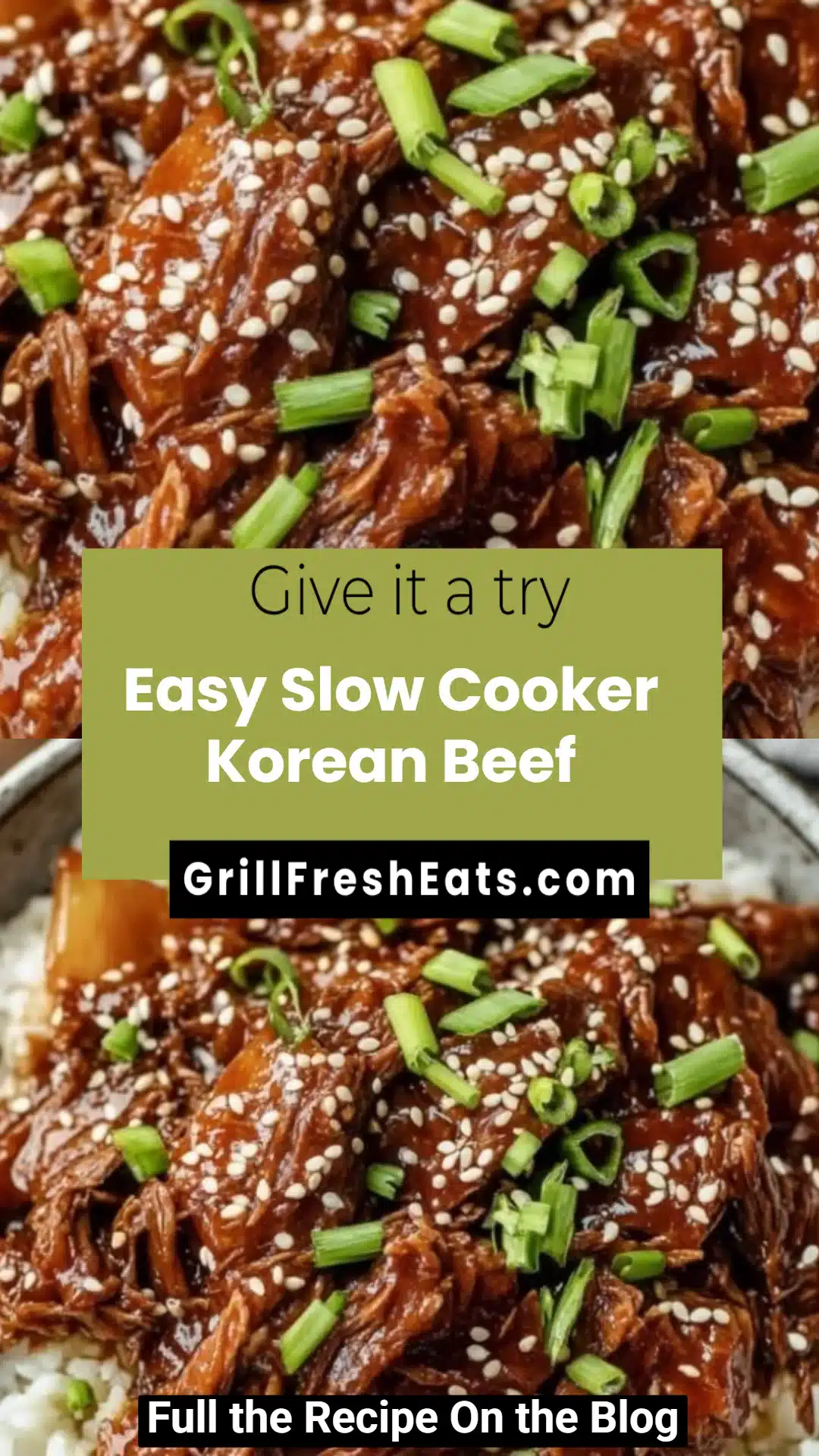 Easy Slow Cooker Korean Beef 1 Easy Slow Cooker Korean Beef
