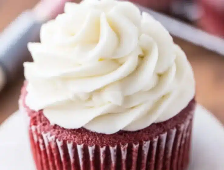 Ermine Frosting 3 Delicious cake with ermine frosting showcasing its smooth and creamy texture.