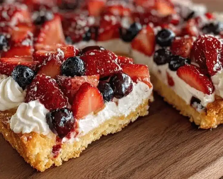 Flag Fruit Pizza