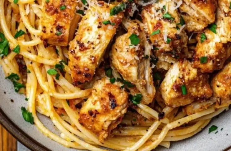 Garlic Butter Chicken Pasta