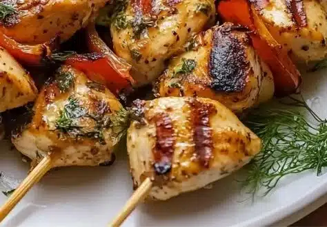 Greek Chicken Skewers