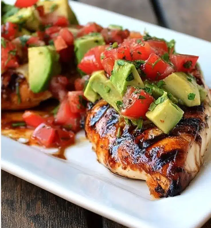 Grilled California Avocado Chicken 2 Grilled California Avocado Chicken