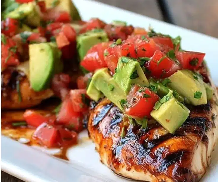 Grilled California Avocado Chicken 3 Grilled California Avocado Chicken