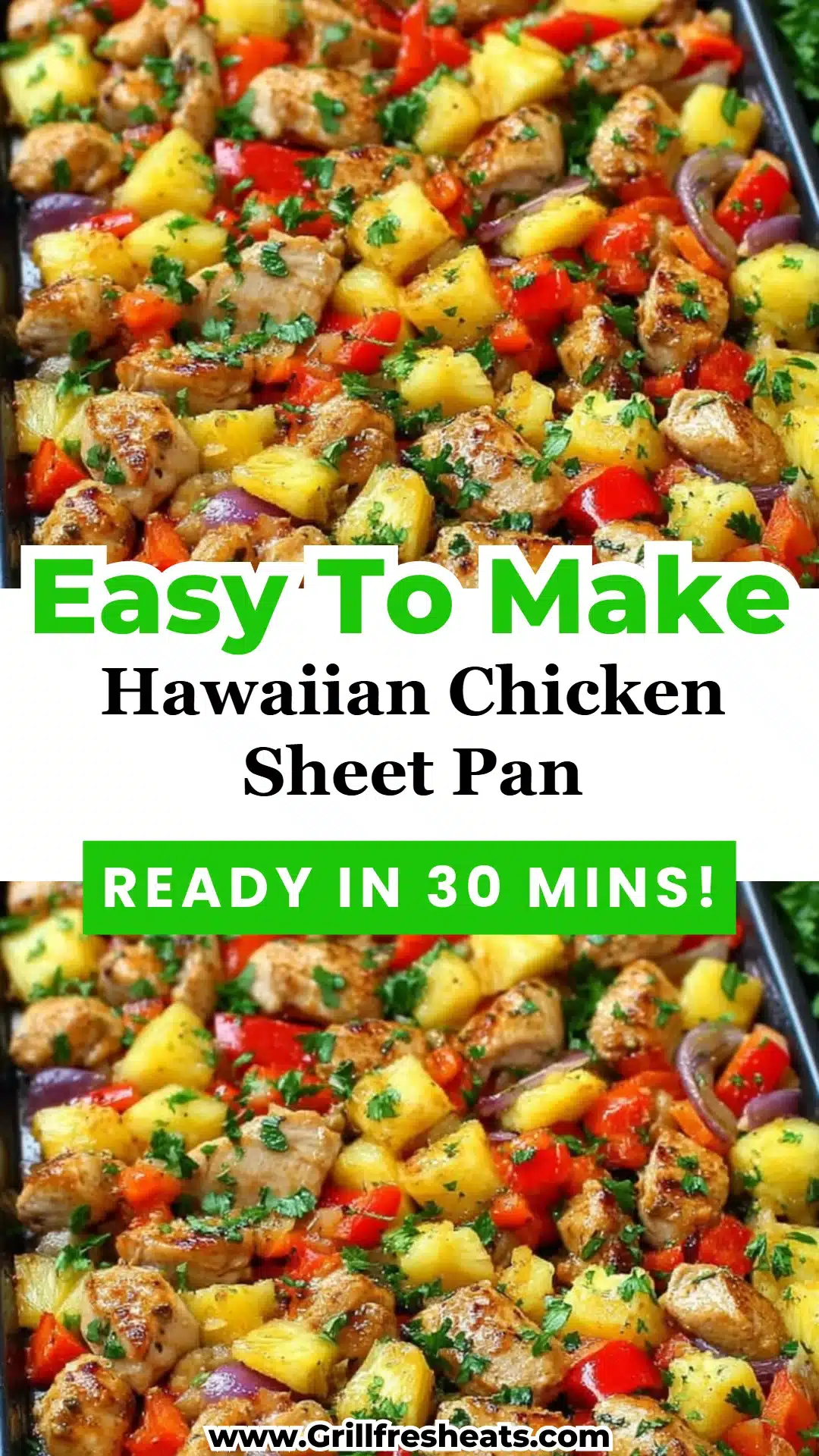 Hawaiian Chicken Sheet Pan