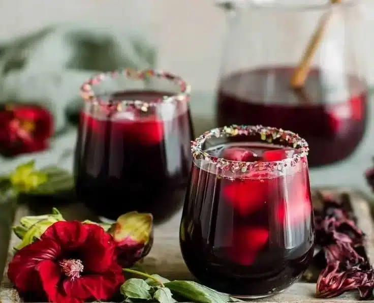Hibiscus Water (Hibiscus Agua Fresca) 3 Hibiscus Water (Hibiscus Agua Fresca)