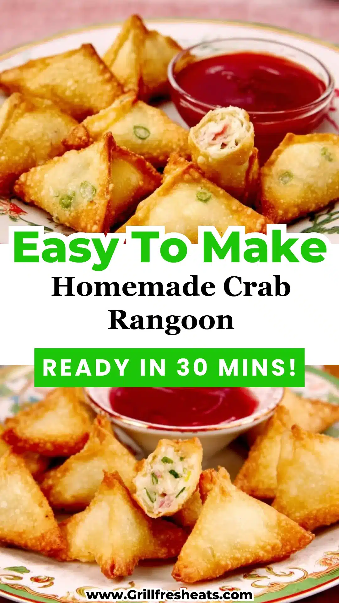 Homemade Crab Rangoon 1 Homemade Crab Rangoon