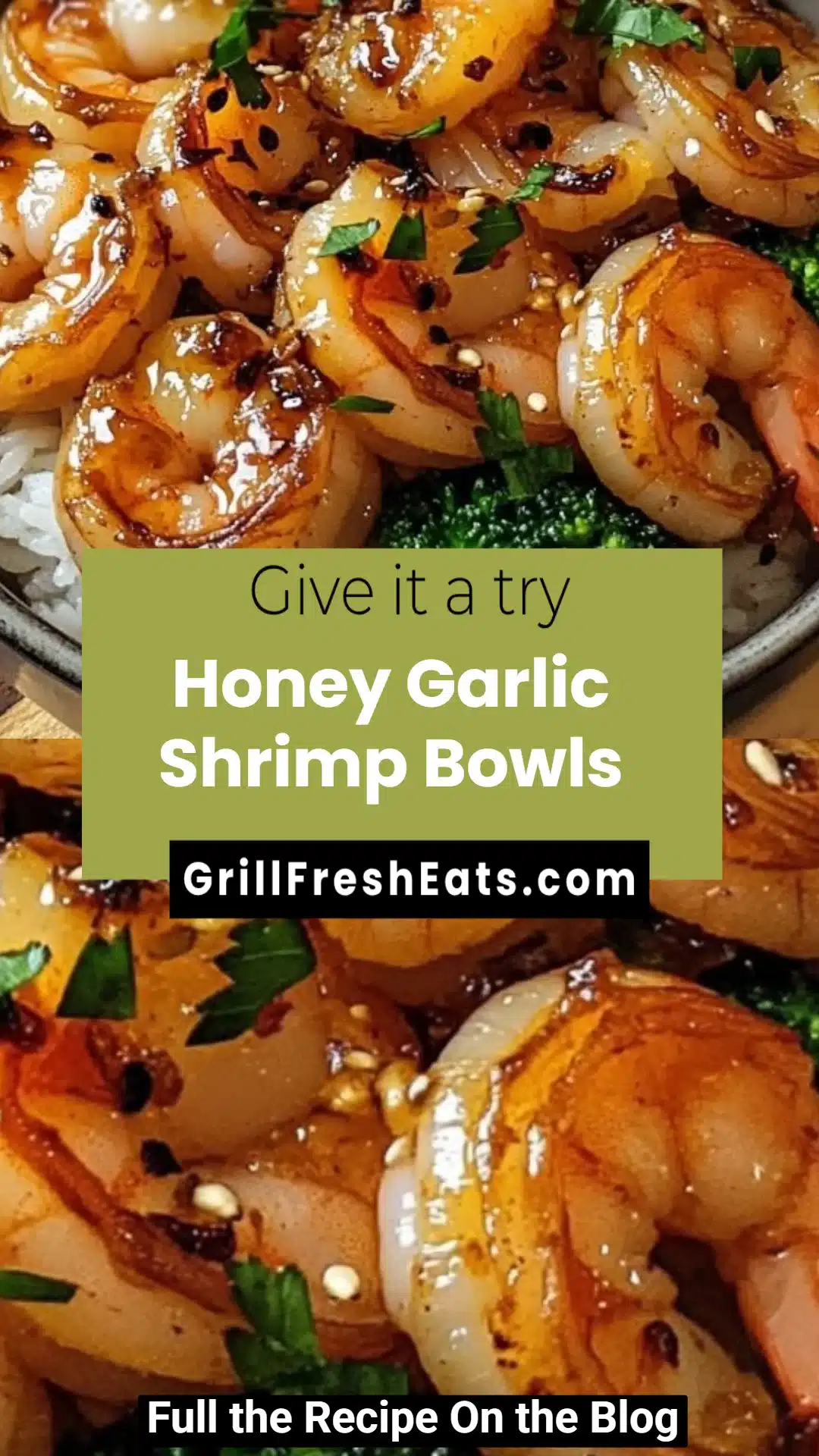 Honey Garlic Shrimp Bowls